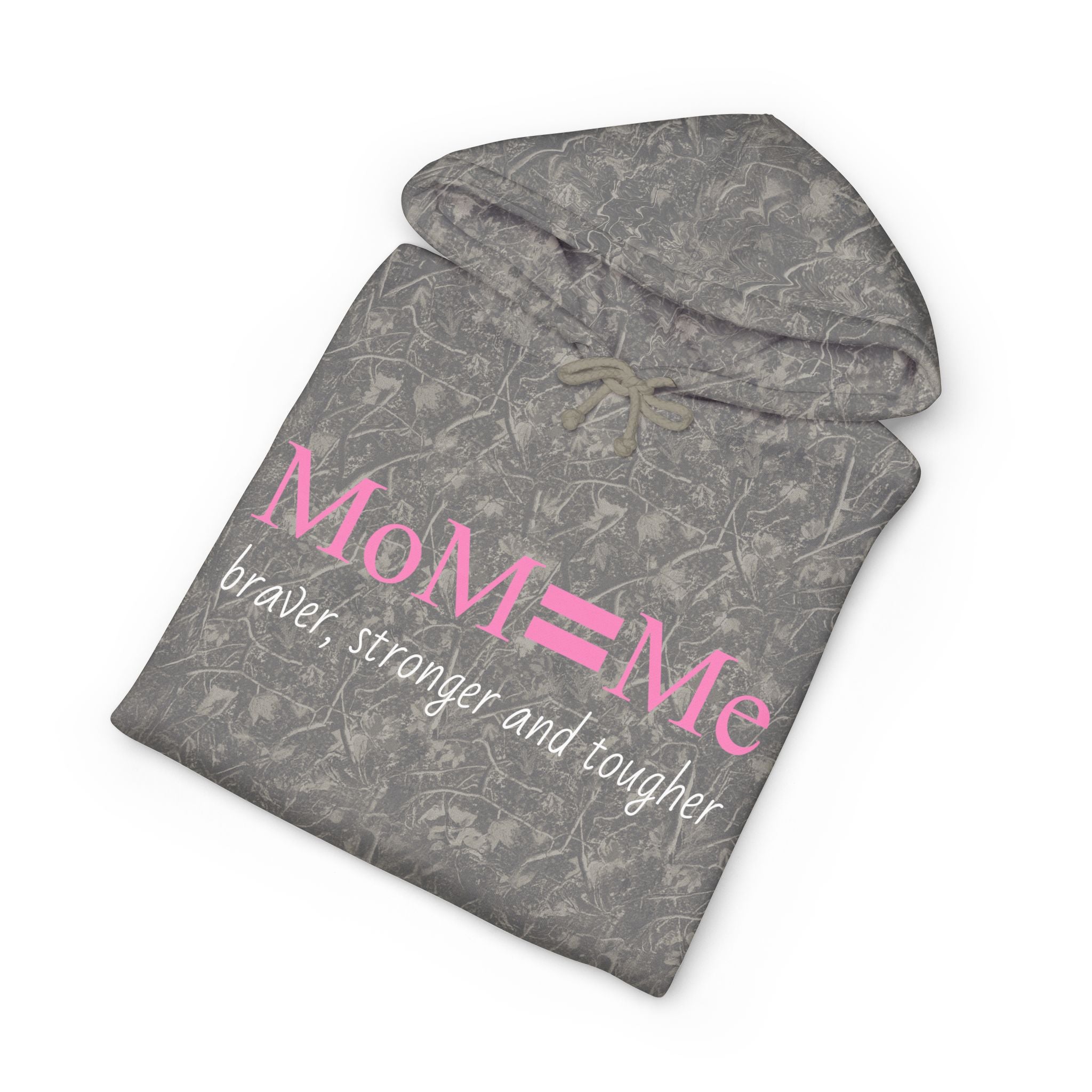 MoM = Me “Braver, Stronger and Tougher” Unisex Heavyweight Hooded Sweatshirt